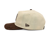 Kappe New Era - MLB Suede Visor 9FIFTY A-Frame - NY Yankees - Cream