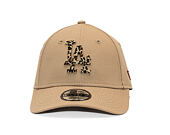Kinder Kappe New Era - MLB Animal Infill 9FORTY - LA Dodgers - Camel
