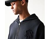 Pullover New Era - MLB Washed Full Zip Hoody - NY Yankees - Black