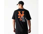T-Shirt New Era - MLB Food Graphic Tee - NY Mets - Black