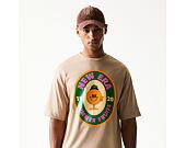 T-Shirt New Era - Fruit Graphic Oversized Tee - Camel