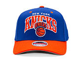 Kappe Mitchell & Ness - NBA Team Arch Snapback - New York Knicks - Blue / Orange