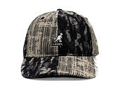 Kappe Kangol - TRENDS PACK - Denim Mashup Baseball - Black Topstitch
