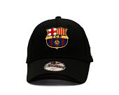 Kinder Kappe New Era - Core Logo 9FORTY Kids - Barcelona FC - Black