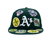 Kappe New Era - MLB All Over Logo 59FIFTY - Oakland Athletics - Team Color