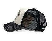 Kappe Von Dutch - Trucker - Calif. Motorcycles 1929 Grey/Distressed Black Denim