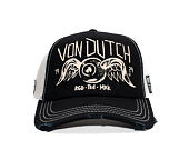 Kappe Von Dutch - Trucker - Eye Out Side Patch Black/White