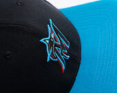 Kappe Nike - Dri-Fit Pro - Miami Marlins - Black 00A/Light Current Blue