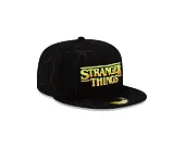 Kappe New Era - All Over Vines 59FIFTY - Stranger Things - Black