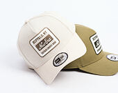 Kappe New Era - Branded Buffalo Patch Linen 9FORTY A-Frame - Stone