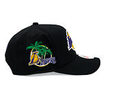 Kappe Mitchell & Ness  - NBA Classic Red Snapback Custom Patch - Los Angeles Lakers - Black