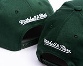 Kappe Mitchell & Ness  - Branded Emerald Slam Pro Pinch Snapback - Green/Orange