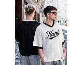 T-Shirt Karl Kani - Cursive Varsity Crochet Boxy T-Shirt White