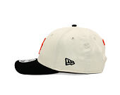Kappe New Era - MLB Side Script 9FORTY M-CROWN - NY Mets - Cream / Black