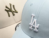 Kappe New Era - MLB Midi Homefield 9FORTY Trucker - LA Dodgers - Sky Blue / White
