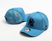Kinder Kappe New Era - MLB Essential 9FORTY A-Frame Trucker - NY Yankees - Blue / Ocean Blue