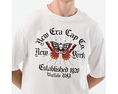 T-Shirt New Era - Branded Oversized Graphic Tee - White