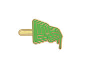 Brosche New Era - Branded Cap Pin Lolly - Green