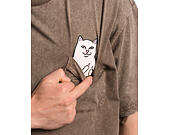T-Shirt Lord Nermal Pocket Tee (Brown Vintage Wash)