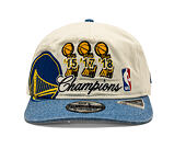 Kappe New Era - NBA "Hardwood Classic Champions" 19TWENTY - Golden State Warriors - Chrome White / T