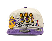Kappe New Era - NBA "Hardwood Classic Champions" 19TWENTY - LA Lakers - Chrome White / Team Color