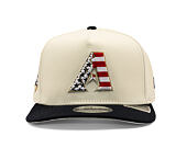 Kappe New Era - MLB "American Flag" 9FIFTY - Arizona Diamondbacks - Chrome White