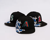 Kappe New Era - MLB "Tidal Wave" 59FIFTY - Arizona Diamondbacks - Black