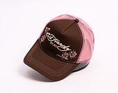 Kappe Ed Hardy - Skull And Roses 5 Panel Trucker Cap