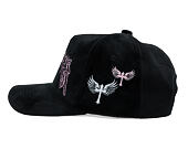 Kappe Reflection Luxury New Angel Cap - Black Pink Script