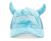 Kappe Reflection Luxury Horny Cap - Baby Blue Horns