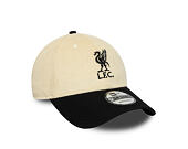 Kappe New Era - Cord 9FORTY - Liverpool FC - Cream