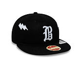 Kappe New Era - MLB IMAGE DROP Heritage 9FIFTY Retro Crown - Atlanta Braves - Black