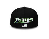 Kappe New Era - MLB IMAGE DROP 59FIFTY - Tampa Bay Rays - Black