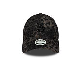 Damen Kappe New Era - MLB Cosy Leopard 9FORTY - LA Dodgers - Black