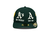 Kappe New Era - MLB IMAGE DROP All-Over 59FIFTY Low Profile - Oakland Athletics - Green