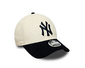 Kinder Kappe New Era - MLB Cord 9FORTY M-CROWN - NY Yankees - Cream / Navy