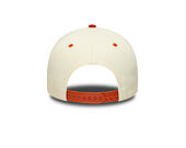Kappe New Era - MLB Wordmark Suede 9FORTY A-Frame - NY Yankees - Cream / Warm Flame