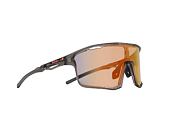 Sonnenbrille Red Bull SPECT - RUMBLE - Matt Black/Brown - Red Mirror