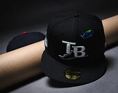 Kappe New Era - MLB IMAGE DROP 59FIFTY - Tampa Bay Rays - Black