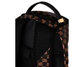 Rucksack Sprayground - Brown And Cream Drip Check Shark Backpack