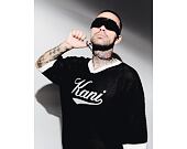 T-Shirt Karl Kani - Cursive Varsity Crochet Boxy T-Shirt Black