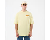T-Shirt New Era - Branded Beach Party Graphic Oversized Tee - Yellow