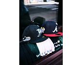 Kappe New Era - MLB IMAGE DROP Cooperstown Icon 59FIFTY - Atlanta Braves - Navy / Scarlet