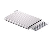 Kartenetui Secrid - Cardprotector Fluted for Magsafe Premium - Silver
