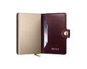 Geldbörse Secrid - Miniwallet Emboss Diamond Premium - Bordeaux