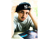 Baskenmütze New Era - MLB IMAGE DROP Retro Pin Beret - NY Yankees - Black