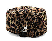 Hut Kangol - Interlock Pillbox Cap - Leopard Tan