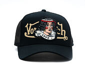 Kappe Von Dutch - Trucker - Love Patch - Black