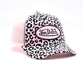 Damen Kappe Von Dutch - Baseball - Velvet Print Embroidery - Pink / Camo