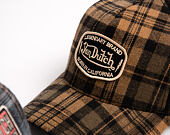 Kappe Von Dutch - Baseball - Checkered Patch - Brown